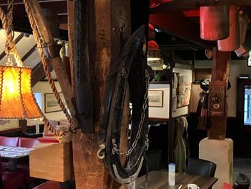 Antiek paardentuig / juk met ketting beschikbaar voor biedingen