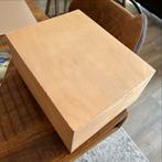 Houten kistje met losse deksel, Huis en Inrichting, Ophalen of Verzenden, Gebruikt, Overige houtsoorten, Minder dan 50 cm