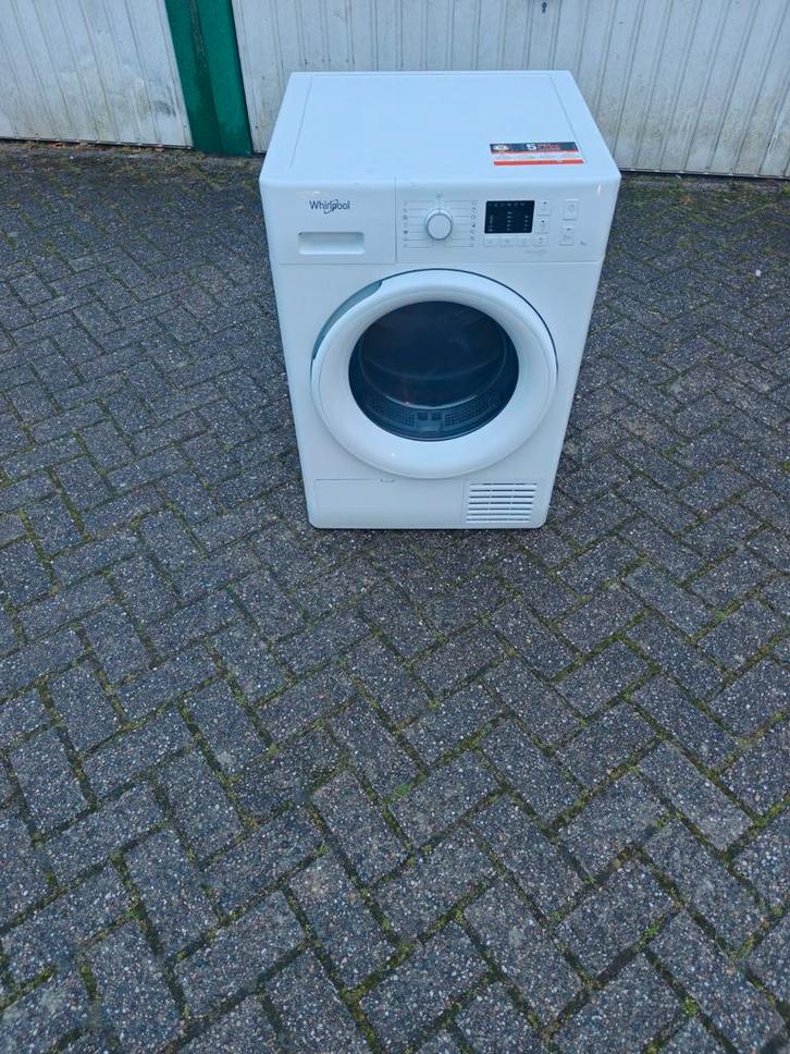 Whirlpool FTCM108BEU condensdroger 8kg B klasse IPS., Witgoed en Apparatuur, Wasdrogers, Zo goed als nieuw, Condens, Voorlader