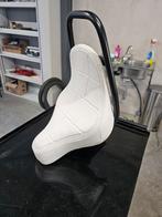 Gilera Citta Chopper zadel wit ZGAN, Fietsen en Brommers, Ophalen of Verzenden, Zo goed als nieuw