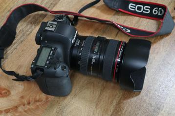 Canon full frame camera 6D met 24-105mm en flitser 430 EX II beschikbaar voor biedingen