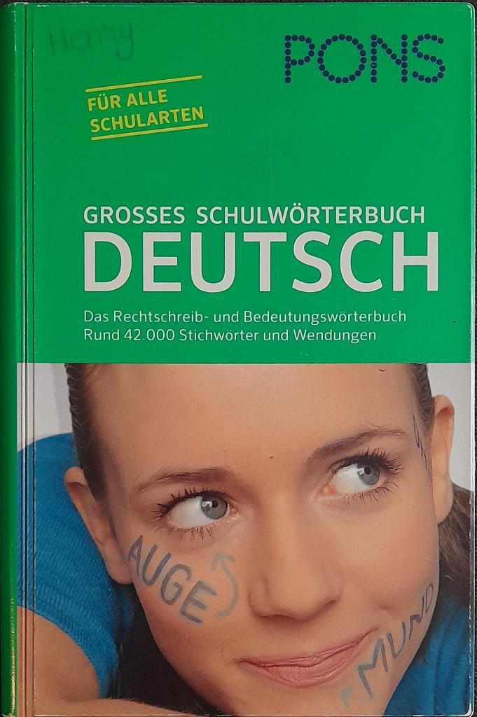 PONS Grosses Schulwörterbuch Deutsch, Boeken, Woordenboeken, Zo goed als nieuw, Duits, Overige uitgevers, Ophalen of Verzenden