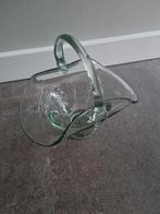 Glazen schaal groen glas, Ophalen of Verzenden