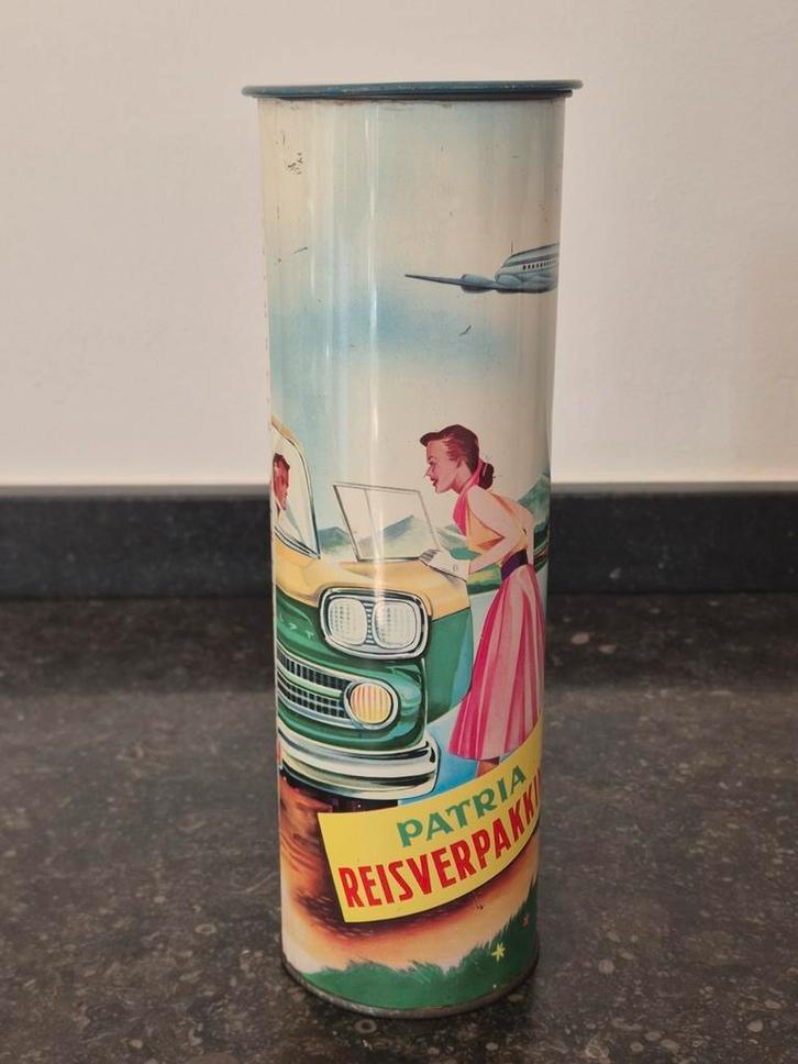 Vintage Patria biscuitblik, Antiek en Kunst, Kunst | Overige Kunst, Ophalen of Verzenden
