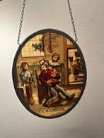Vintage raamhanger gebrandschilderd glas, Antiek en Kunst, Ophalen