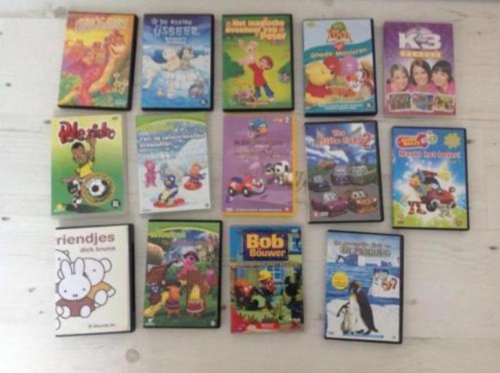 Kinder DVD's EUR 2,50 per stuk, Cd's en Dvd's, Dvd's | Kinderen en Jeugd, Zo goed als nieuw, Alle leeftijden, Ophalen of Verzenden