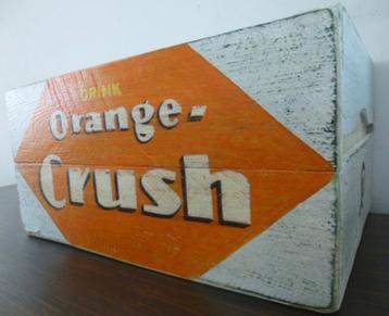 Brocante vintage frisdrank kist/krat/Lime Crush/Amerikaans beschikbaar voor biedingen