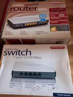 router & switch 5 euro sitecom, Gebruikt, Ophalen of Verzenden