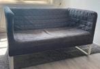 2x donkergrijze hoes Ikea Knopparp bankje. Alleen hoezen!, Huis en Inrichting, Gebruikt, Tweepersoons, 75 tot 100 cm, Ophalen of Verzenden