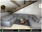 GRATIS LEVERING XXL U-bank Grijs 400x275x250 GEREINIGD, Huis en Inrichting, Banken | Bankstellen, Hoekbank, 300 cm of meer, Ophalen of Verzenden