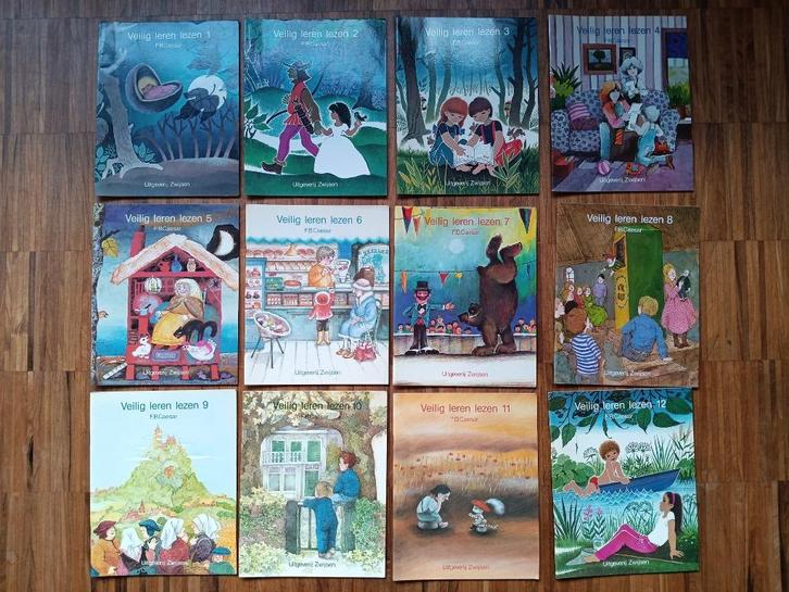12 delige reeks veilig leren lezen, 1979-1981, Boeken, Kinderboeken | Jeugd | onder 10 jaar, Zo goed als nieuw, Non-fictie, Ophalen of Verzenden