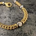 18k gouden armband massief bezet met vvs diamanten, Ophalen of Verzenden, Nieuw, Goud