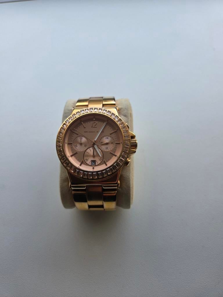 Michael Kors Rose Horloge - Prima Staat!, Overige merken, Staal, Staal, Polshorloge
