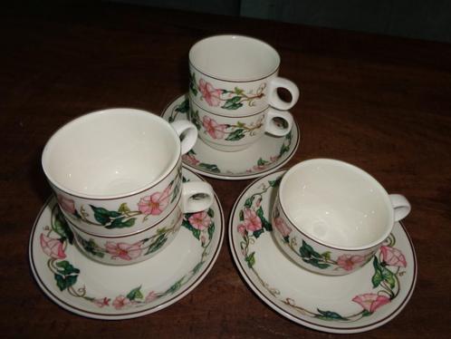 Villeroy & Boch Palermo, 3x kop en schotel, 2x losse kopjes, Huis en Inrichting, Keuken | Servies, Zo goed als nieuw, Kop(pen) en/of Schotel(s)