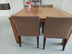 Eikenhouten eettafel 140x140, Huis en Inrichting, Tafels | Eettafels, Ophalen, Gebruikt, 50 tot 100 cm, Vijf personen of meer