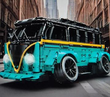 Groene Low Rider VW Bus  beschikbaar voor biedingen