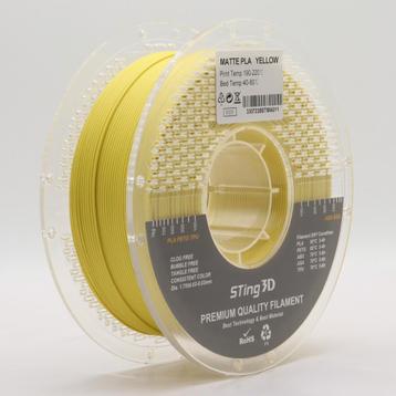 PLA Matte Yellow 1,75 mm beschikbaar voor biedingen