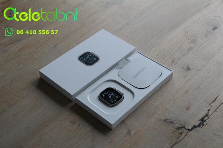 Apple Watch Watch Ultra 2 - 49mm - Titanium + Garantie, Sieraden, Tassen en Uiterlijk, Smartwatches, Zo goed als nieuw, iOS, Zwart
