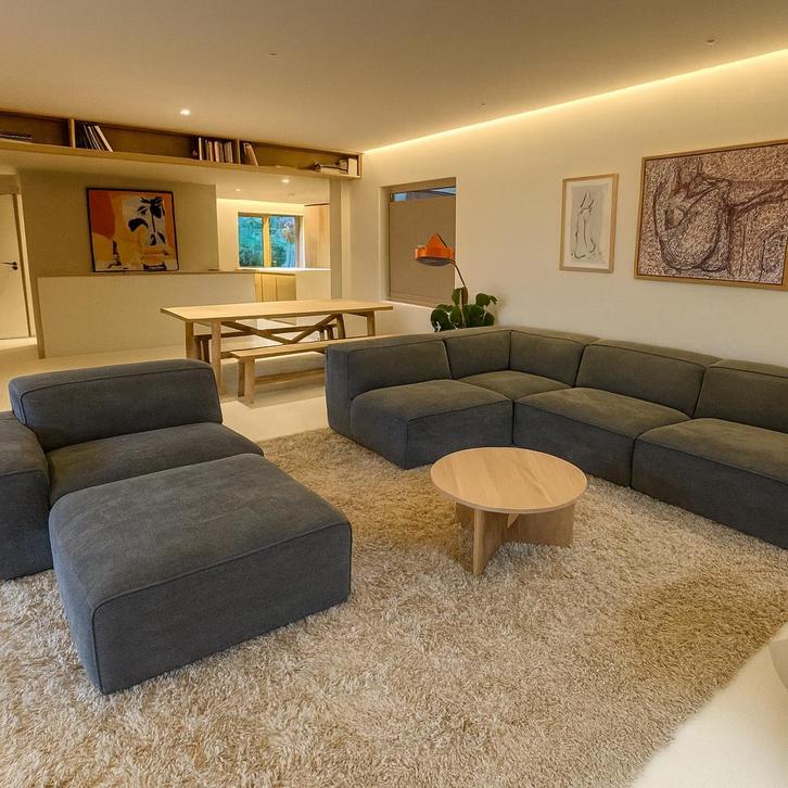 LOFT Valery Modulaire Bank, Huis en Inrichting, Banken | Complete zithoeken, Zo goed als nieuw, Stof, Ophalen