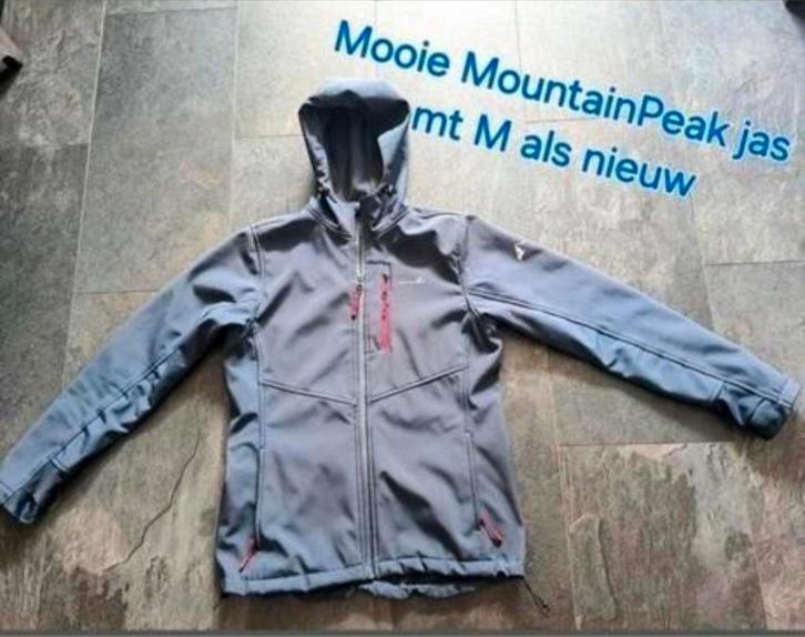 Mooie MountainPeak jas, maat M, met roze details., Kleding | Dames, Jassen | Zomer, Zo goed als nieuw, Maat 38/40 (M), Roze, Ophalen of Verzenden