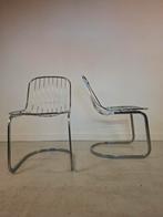 Vintage design stoelen Gastone Rinaldi, Ophalen of Verzenden, Gebruikt, Twee