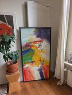 Groot abstract schilderij Kate Wilkinson, Antiek en Kunst, Kunst | Schilderijen | Abstract, Ophalen of Verzenden