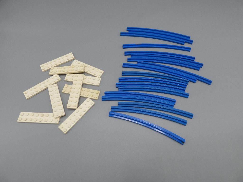 lego 4.5 Volt trein rails, Ophalen of Verzenden, Gebruikt, Complete set, Lego