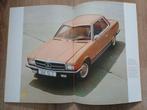 Mercedes 350SLC brochure uit 1972, Ophalen of Verzenden, Gelezen, Mercedes