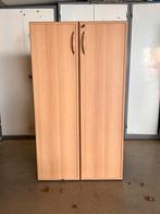 Houten kantoorkast met slot, Ophalen, Gebruikt, 100 tot 150 cm, 50 tot 100 cm