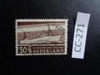 nl - schip / nieuw amsterdam 1957 (cc-271), Postzegels en Munten, Postzegels | Nederland, Ophalen of Verzenden, Na 1940, Gestempeld