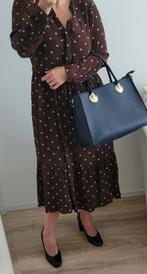 Jurk ( MSCH) maat L, Kleding | Dames, Jurken, Msch Copenhagen, Bruin, Verzenden, Maat 42/44 (L)