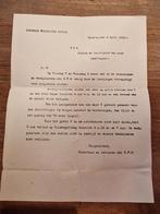 Brief uit 1925 op briefpapier met watermerk, Ophalen of Verzenden