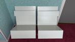 2x Ikea Malm nachtkastje wit (oude versie), Ophalen, Gebruikt, 45 tot 65 cm, 55 tot 70 cm