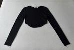 NA-KD Cropped Top - Maat S - Zo goed als nieuw!, NA-KD, Zwart, Ophalen of Verzenden, Zo goed als nieuw