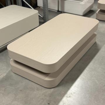 Japandi salon tafel ronde vormen 140x70cm  beschikbaar voor biedingen