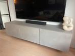 Betonlook TV-meubel – 180 x 42 x 40 cm, Huis en Inrichting, Kasten | Televisiemeubels, Ophalen