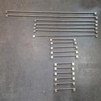 Zware RVS keukengreepjes - diverse maten., Huis en Inrichting, Ophalen, Gebruikt, Minder dan 25 cm, Minder dan 100 cm