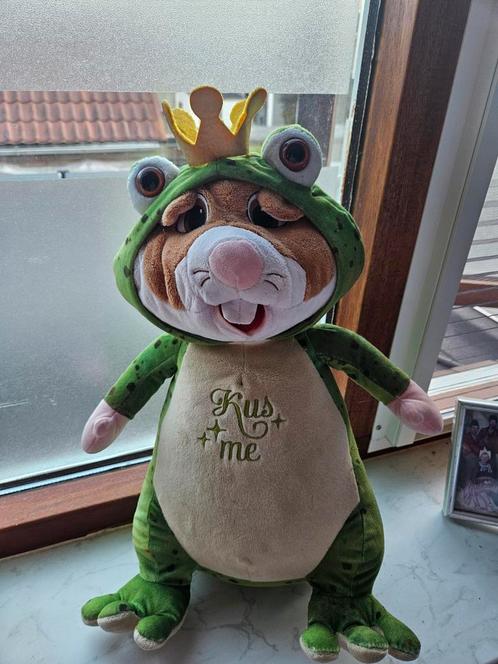 AH Hamster Kikkerpak - Groot & Netjes!, Kinderen en Baby's, Speelgoed | Knuffels en Pluche, Zo goed als nieuw, Overige typen, Ophalen of Verzenden