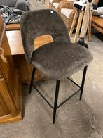 Nieuw! Grijs stoffen barkruk hoogte 68cm, Ophalen, ., 60 tot 90 cm, Zo goed als nieuw
