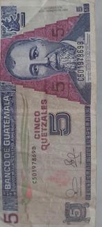 5 Quetzales Guatemala 2003, Postzegels en Munten, Bankbiljetten | Amerika, Verzenden