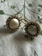 Vintage Gouden Oorbellen 14 karaat, Sieraden, Tassen en Uiterlijk, Oorbellen, Hangers, Ophalen of Verzenden, Met edelsteen, Goud