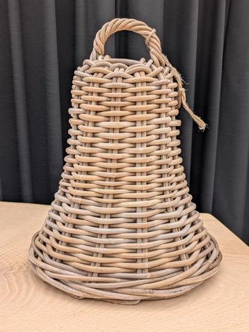 Prachtige rotan klok riet bel/Kerstklok/Kerst decoratie! beschikbaar voor biedingen