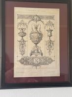 antieke Franse prenten – originele 19e-eeuwse lithografieën, Ophalen