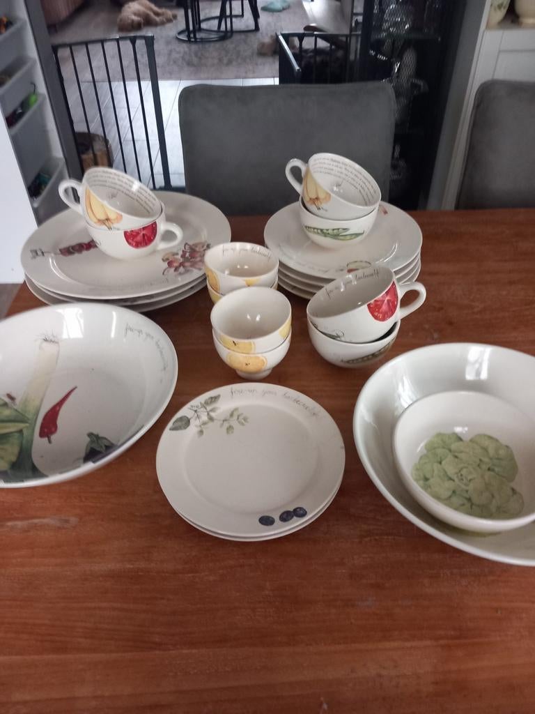 Jet Cas Spijkers bbq servies, Ophalen, Aardewerk, Overige stijlen