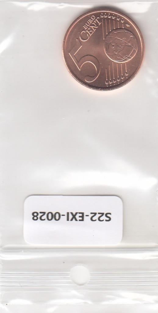 S22-EXI-0028-M34 Lithuania 5 cent UNC 2015 KM207, Postzegels en Munten, Munten | Europa | Euromunten, 5 cent, Overige landen, Verzenden