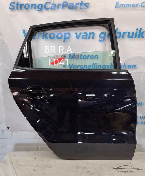 Deur Portier VW Polo 6R rechts achter LC9X op kleur te monte, Auto-onderdelen, Carrosserie en Plaatwerk, Deur, Volkswagen, Achter