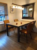 Eethoek van Eijerkamp, sinds februari 2022 in huis, Huis en Inrichting, Ophalen of Verzenden, Zo goed als nieuw, 4 tot 6 stoelen