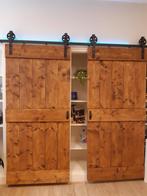Loftdeur steigerhout, Ophalen, Minder dan 80 cm, Binnendeur, Nieuw