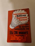5232 Sticker Internationale Kok Groep Badminton Tournooi, Ophalen of Verzenden