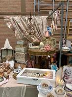 Mooie vintrine kist kijk kastje brocante kastje, Ophalen of Verzenden